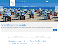 Tablet Screenshot of luisenhospital.de